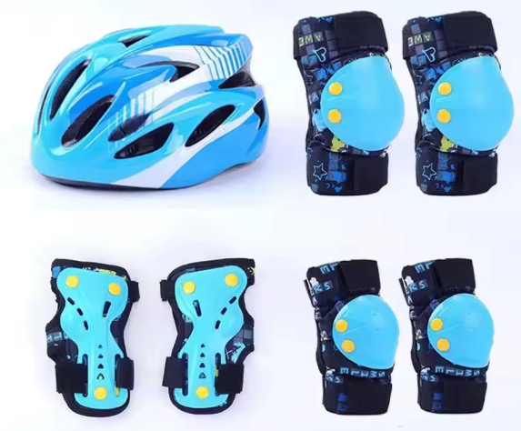 Roller Skating and Cycling Helmets Blue