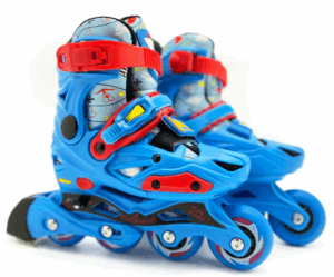 Junior Blue Hardboot Roller Skates