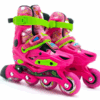Junior Pink Hardboot Roller Skates