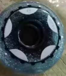 Blue 68mm Wheels LED Light up Wheels