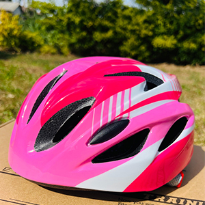 pink helmet