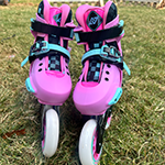 Pink 100mm Tri-Skates Kenya - Image 2